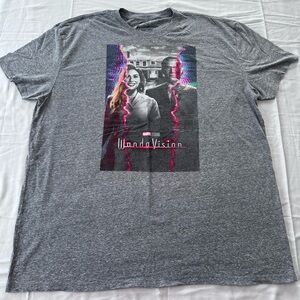 Marvel WandaVision Heather Gray T-Shirt Size 3XL
